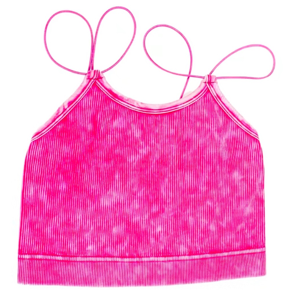 Washed Double Strap Bralette